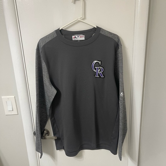 Men’s Majestic Colorado Rockies Pullover - Picture 1 of 2